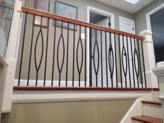Remodeled staircase in Andover, MA - 2