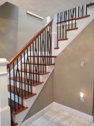Remodeled staircase in Andover, MA - 3