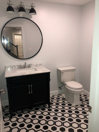 Basement in Burlington, MA - Bathroom